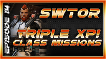 SWTOR Triple XP playthrough Episode 14: Class Story Missions leveling in a double experience event