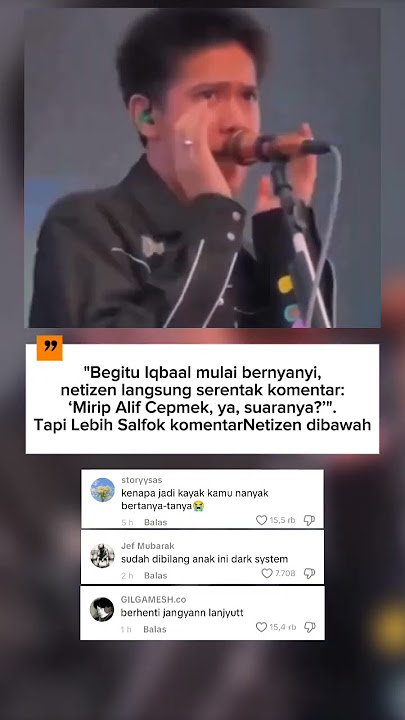 Iqbaal Ramadhan Sings... How Come He Looks So Much Like Cepmek?! #iqbalramadhan #iqbalnyanyi #ikb...