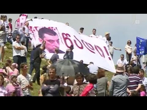 „ნაციონალური მოძრაობის“ წევრების პროტესტი