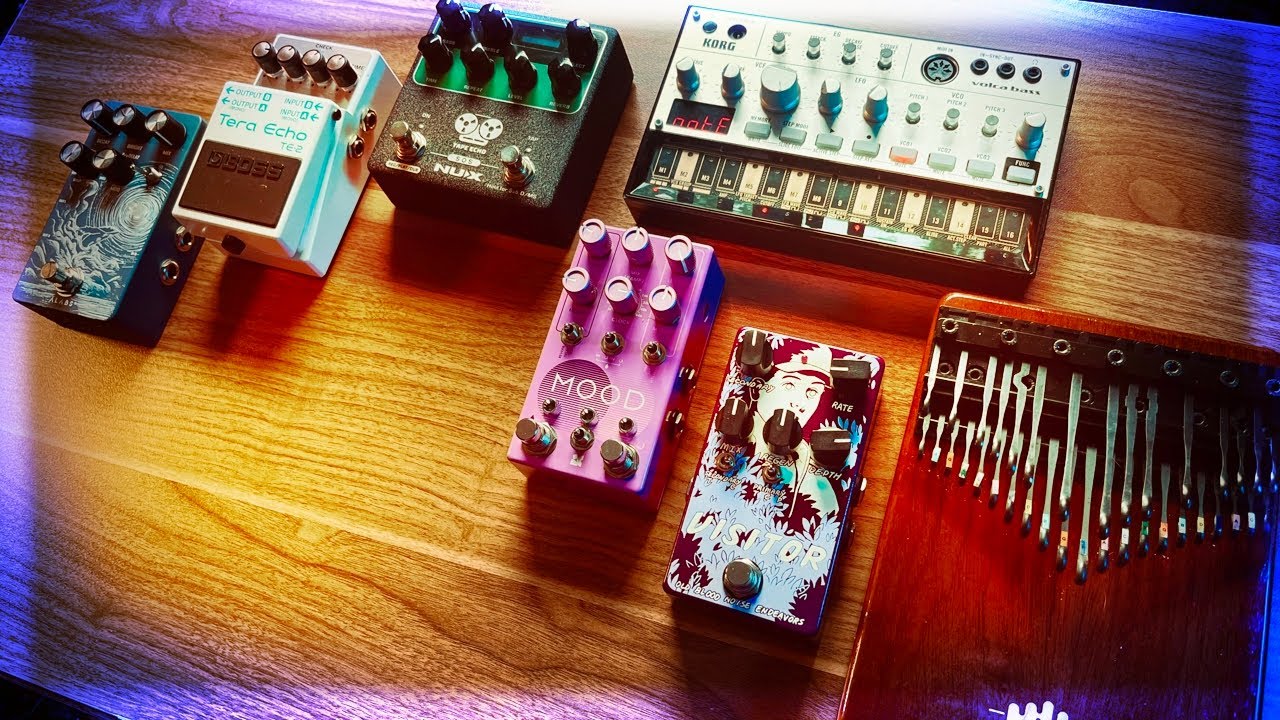 Mood Synth Module Synth And Kalimba (Volca Bass, Mood MKII, Tera Echo) - YouTube