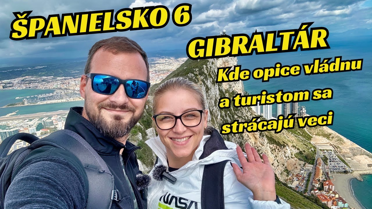 Gibraltár: Kde opice vládnu a turistom sa strácajú veci  | 4K VLOG SK CZ
