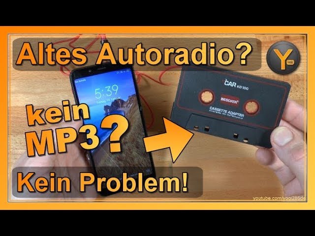 Altes Autoradio ohne MP3 und Co.? Kein Problem mit dieser Kassette! :-) 
