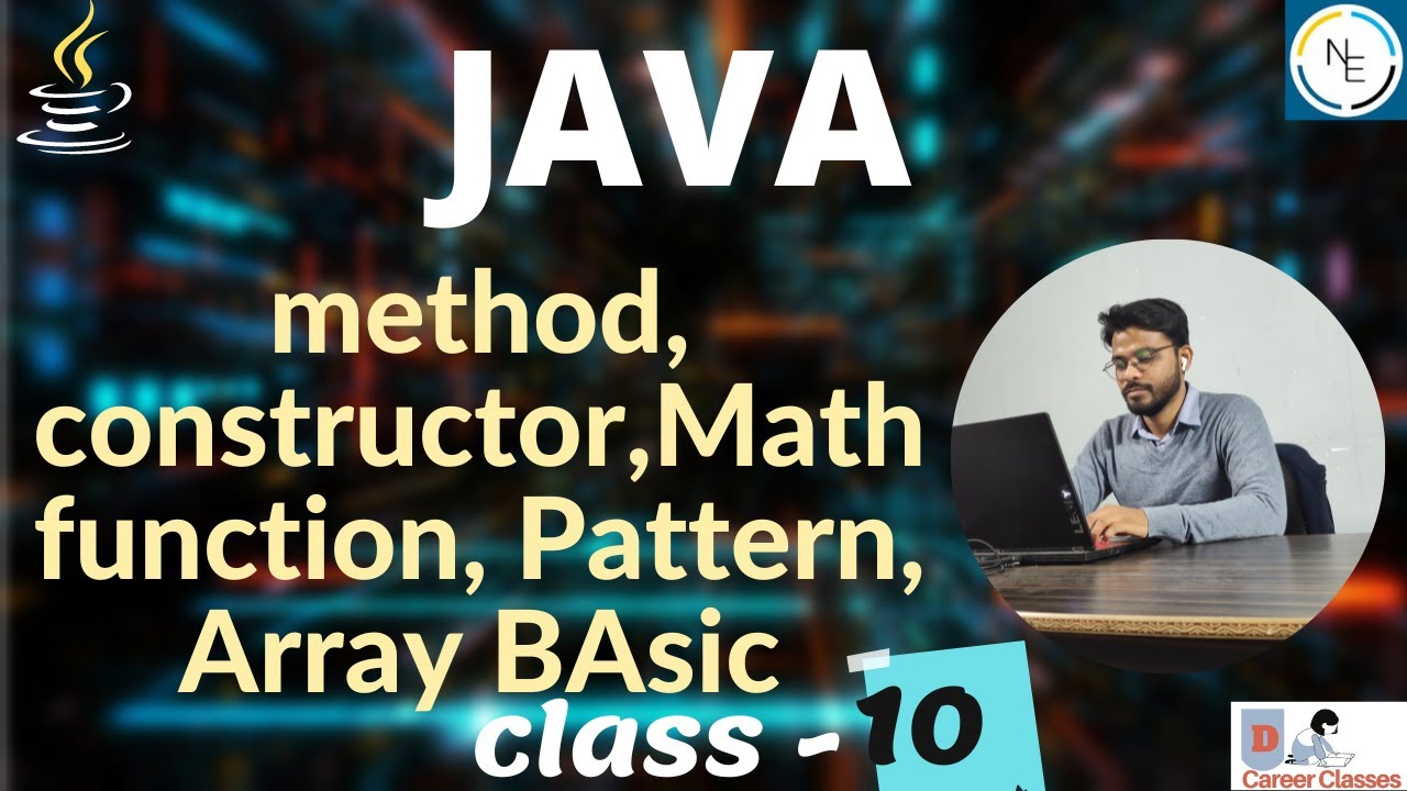 Method, Constructor, Math Function(), Patter, Array Basic. - YouTube