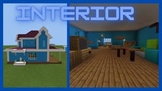 Minecraft Tutorial: How To Make Hello Neighbor Player House Interior! screenshot 2