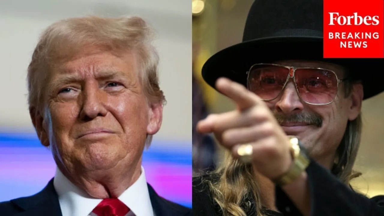 'maybe they were trying to defend him': trump reacts to kid rock's army helicopter flyby