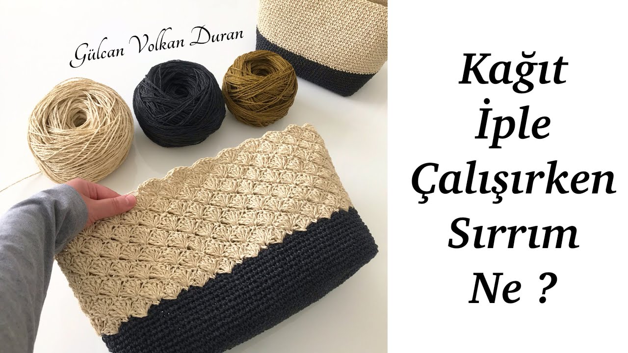 Kağıt İple Çalışırken Sırrım ne ? 🧶