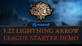 Lightning Arrow Deadeye League Starter Build Showcase - Poe 3.22