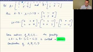 Section 2.1: Matrix Addition and Scalar Multiplication