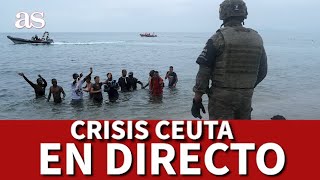 Ceuta Crisis Migratoria En Directo Entrada De Inmigrantes Desde Marruecos Y Cierre De Fronteras Ultima Hora As Com