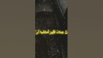 سورة: الإسراء آية : (23) #القرآن_الكريم #الشيخ_ياسر_الدوسري #القرأن_الكريم #آيات #قرآن #قرآن_كريم