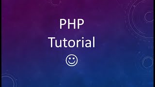 Php tutorial: part 8 (Receiving form data)