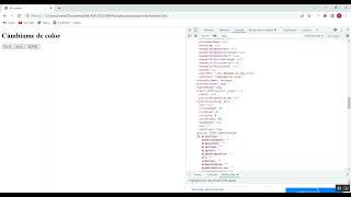 Práctica - Cambio de color de un párrafo con JavaScript