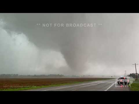 04-19-2023 Cole, Oklahoma STRONG Tornado Impacts Town