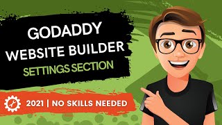 GoDaddy Website Builder Settings Section (2021) by Create WP Site 2,305 views 2 years ago 2 minutes, 12 seconds
