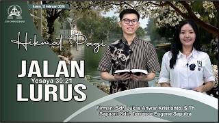 Download Lagu HIKMAT PAGI | Kamis, 12 Februari 2026 | Sdr. Lukas Anwar Kristianto, S.Th MP3