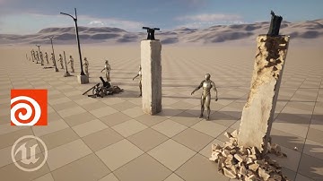 [Houdini Digital Asset] Military Base Camp - Fence Post Generator for UE5