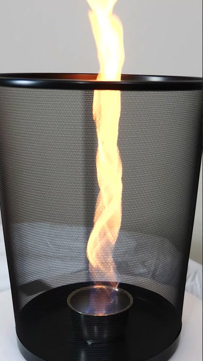 Fire Tornado In a Trash Can