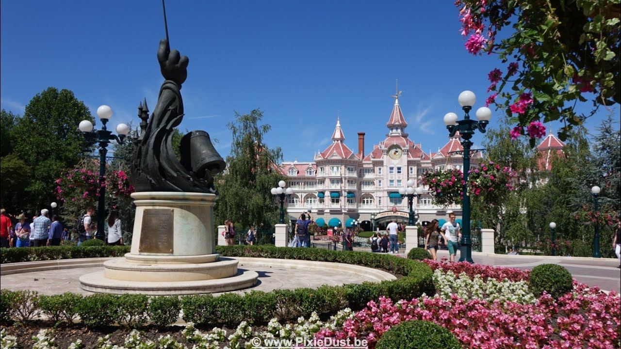 Fantasia Gardens after refurbishment 2016 Disneyland Paris YouTube