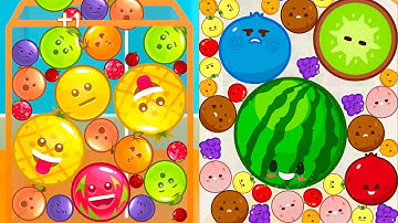 WATERMELON MERGE VS FRUIT DROP WATERMELON MERGE GamePlay - iOS, Android Part 1