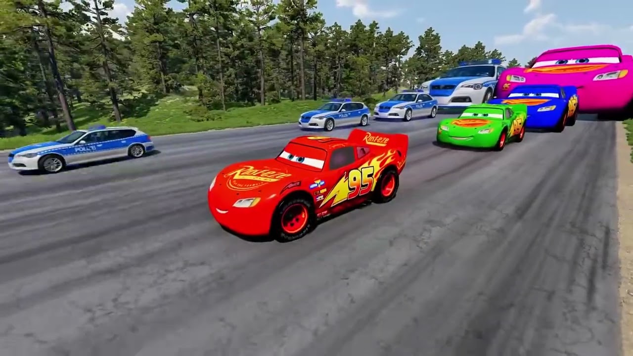 Big To small car game accident video part 5