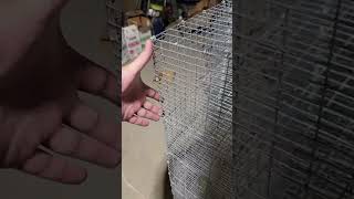 How to assemble a Hostile Hare quail laying cage