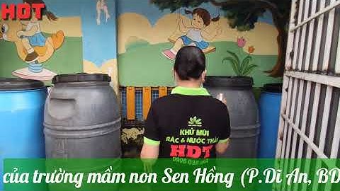 HDT khử mùi kho chứa rác