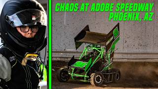 Restricted + A Class Micro Sprint Racing at Adobe Mountain Speedway - THE REALITY OF RACING!!!