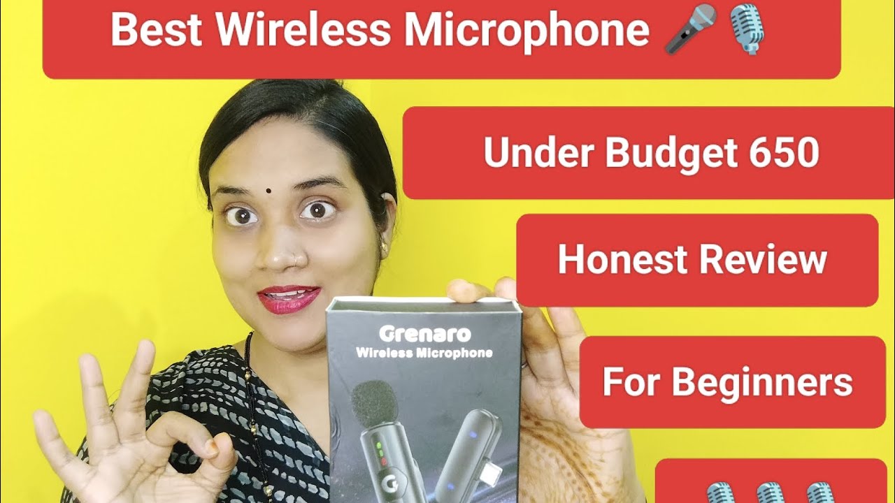 Best Wireless Microphone Under Budget 650 ..Honest Review.Best For Beginner's.🎙️