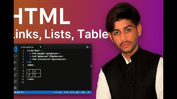 HTML Tutorial Part 3 in Urdu| Links, Lists & Tables Full Explained with Examples|EP20|SHAHALYTICS