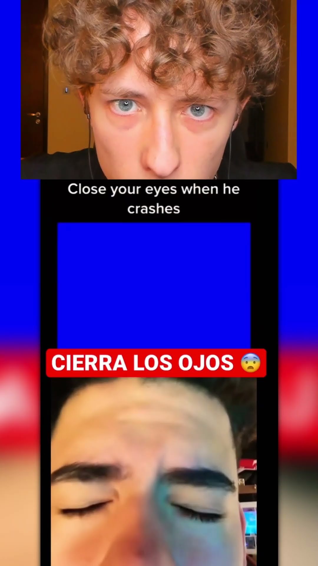 CIERRA los OJOS cuando CHOQUES ?