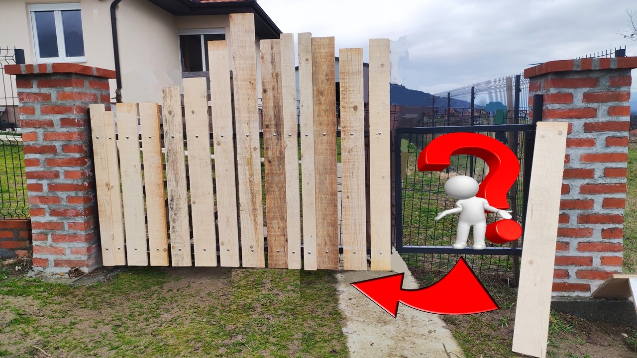 Dvokrilna drvena kapija - Build A Double Door Fence Gate