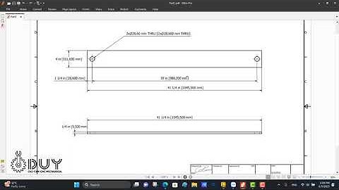 Dual Deminsion Ghi kích thước có 2 đơn vị trong Inventor