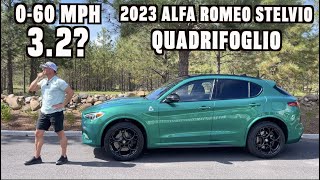 Real World 0-60 mph: 2023 Alfa Romeo Stelvio Quadrifoglio on Everyman Driver