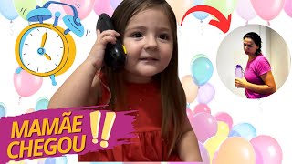 MAITÊ BRINCANDO DE FAZER FESTA SURPRESA PRA MAMÃE E QUASE DEU ERRADO