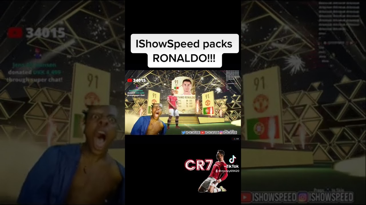 IShowSpeed packs RONALDO on Fifa 22!
