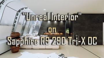 Unreal Engine 4 [4.8.3] "Unreal Interior" on AMD Radeon R9 290 [Sapphire R9 290 Tri-X OC]