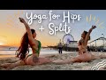 QUICK HIPS + SPLITS FLOW! | Partner Beach Yoga!