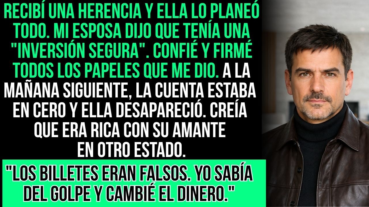 Mi Esposa Robó Mi Herencia Para Huir Con Su Amante. Lo Que No Sabía Era Que Ese Dinero Era...