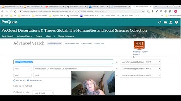 1. Using ProQuest Dissertations & Theses Global