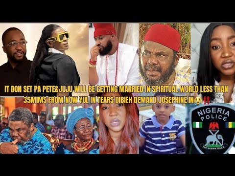 IT DON SET PA PETE&JUJU WILL BE GETTING MARRIED IN SPIRITUAL WORLD LESS THAN 35MIMS FROM NOW YUL😭‼️