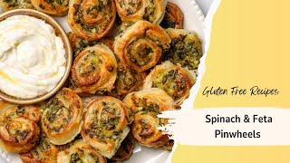 Spinach and Feta Pinwheels, GlutenFree Recipes