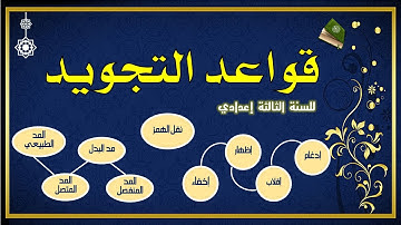 شرح مفصل لجميع قواعد التجويد المقررة للسنة الثالثة إعدادي