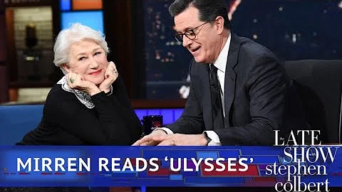 Helen Mirren Reads Poetry To An Emotional Stephen Colbert