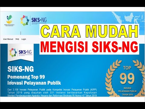 Cara Melakukan Pengisian SIKS NG Lanjut Usia Kementerian Sosial RI