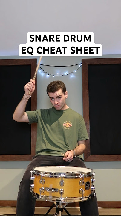 How to EQ a snare drum! #eq #producer #tipsandtricks
