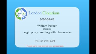Logic programming with clara-rules - William Parker screenshot 2