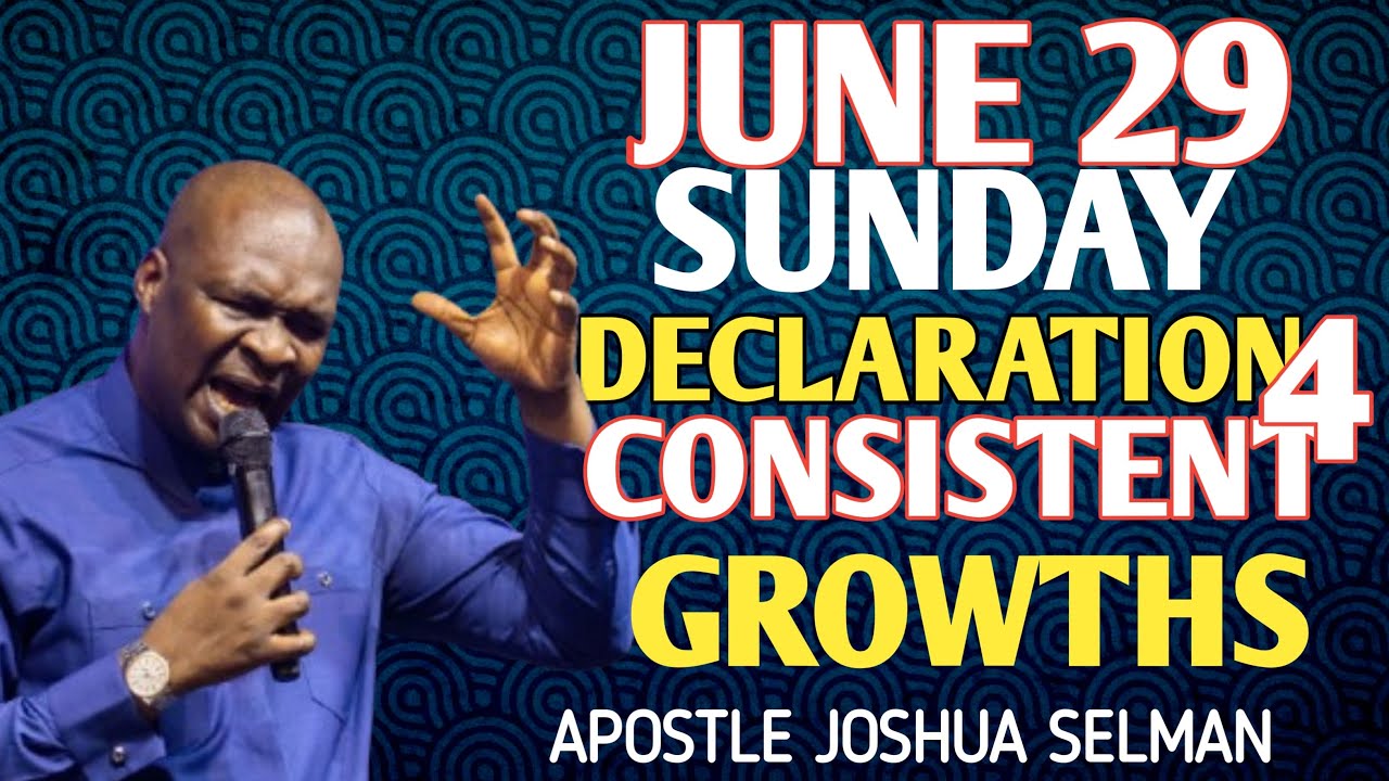 JUNE 29 SUNDAY POWERFUL DECLARATION WITH DADDY G O AT RCCG CHAMP don't ...