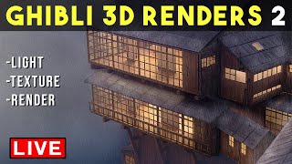 Create Studio Ghibli Art In Cinema4D (Vol.2) Light, Texture, Render!
