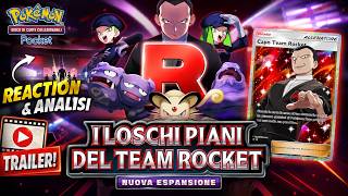 I LOSCHI PIANI DEL TEAM ROCKET! 😱 REACTION e ANALISI del TRAILER | Pokémon TCG Pocket