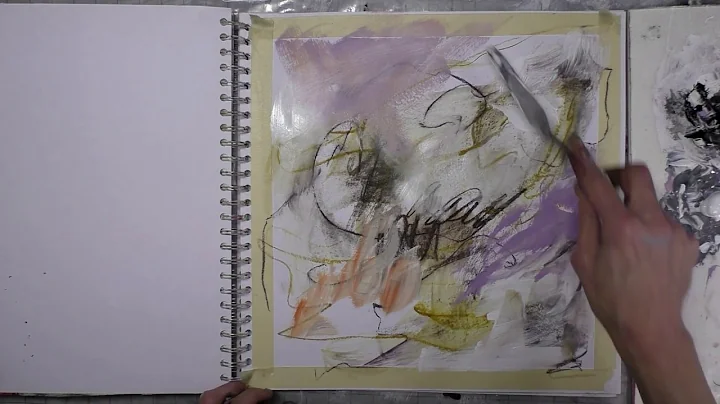 Art Journal Playing for Abstract Mark Making Ideas